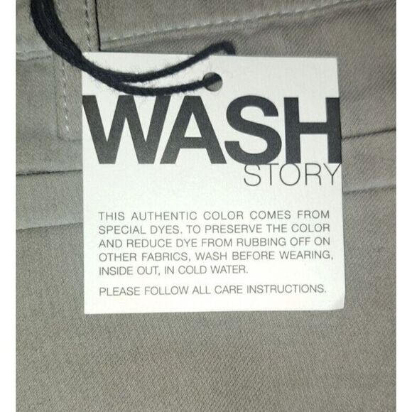 Gap Pants Khakis Denim Washed Women's Size 2 Green‎ Slim Boot Low Rise - Picture 9 of 10